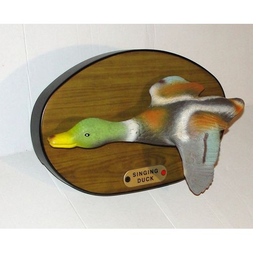 Canard Chantant Singing Duck 2 Chansons Vintage - Decoration Cadre Canard Interactif A Detection