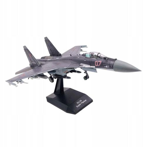 Modèle d'avion de chasse en alliage 1/35 avec affichage