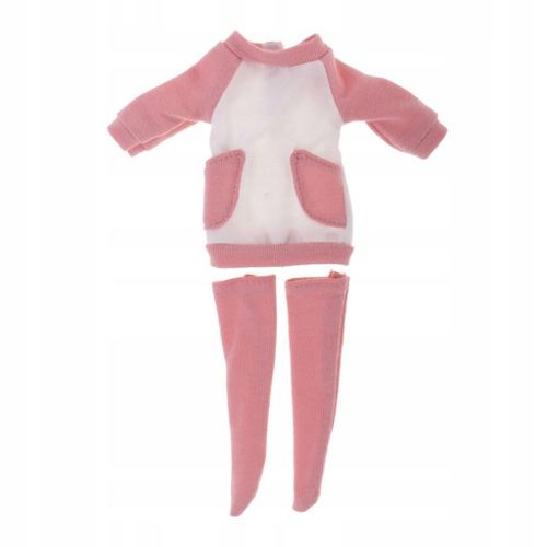 Vêtements De Poupée, Faits À La Main, Manches Longues, Rose Clair