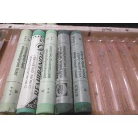 Craies Pastels Secs Rembrandt Lot De 5 Dégradé De Vert Colis 20