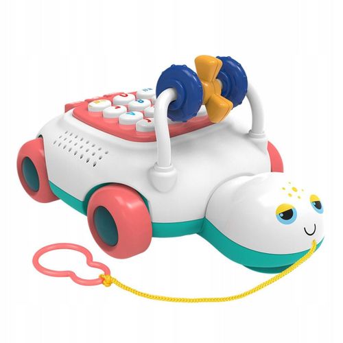 Jouets À Tirer Pour Téléphone De Dessin Animé Dépliables Blancs