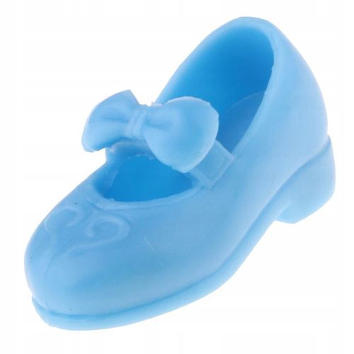Chaussures De Poupée Bjd À Talons Hauts Pour Poupée Blythe 1/6 Bleu