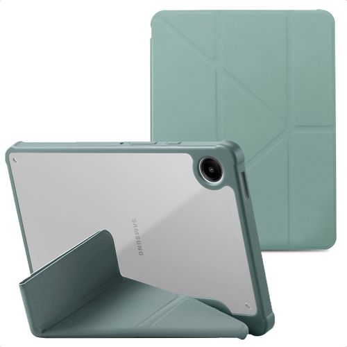 Imoshion Coque Tablette Origami Samsung Galaxy Tab A9 8.7 Pouces Vert Foncé
