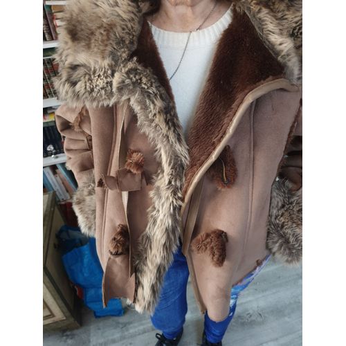 Veste Femme En Daim Et Fourrure