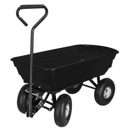 Springos® Brouette de jardin basculante 75L - 250 kg