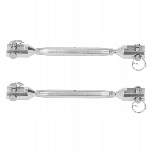 Lot de 2 tendeurs de câble ES en acier inoxydable avec filetage M8
