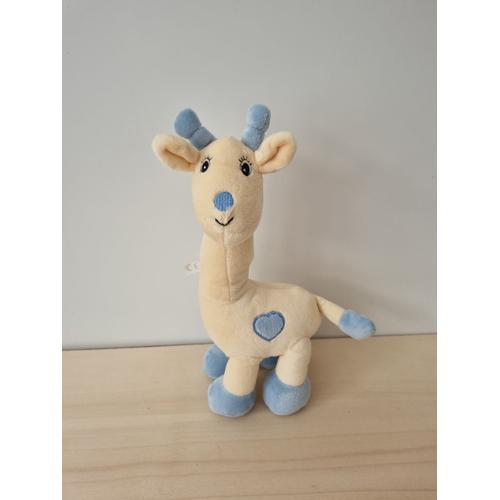 Doudou Girafe Blanc Bleu Arthur Et Lola Bébisol