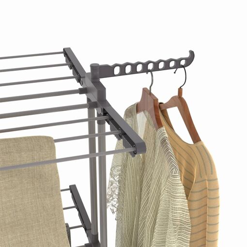 �tendoir extensible 40M gris 3 niveau - 6