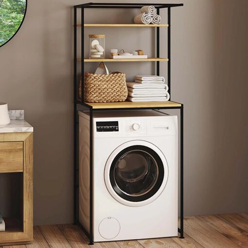 Meuble dessus machine à laver design industriel