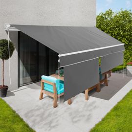 Store Banne Gris Anthracite 4x3 M