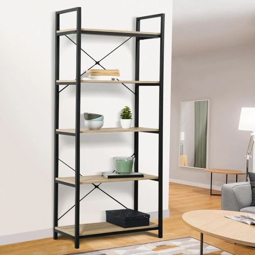 Etagère 5 Niveaux Detroit Design Industriel 170 Cm