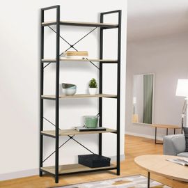 Etagère 5 Niveaux Detroit Design Industriel 170 Cm
