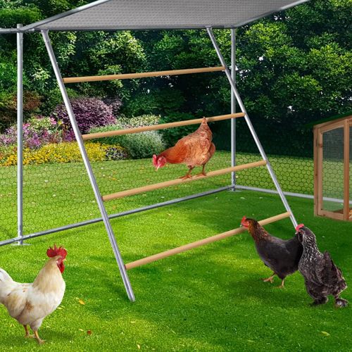 Grand Perchoir Pour Poules 4 Niveaux En Bois Compatible Enclos