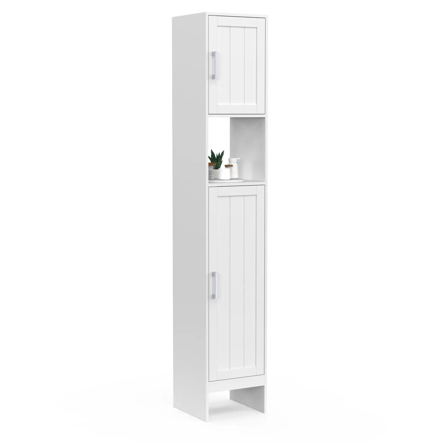 Meuble Colonne Blanc Pour Salle De Bain - 2