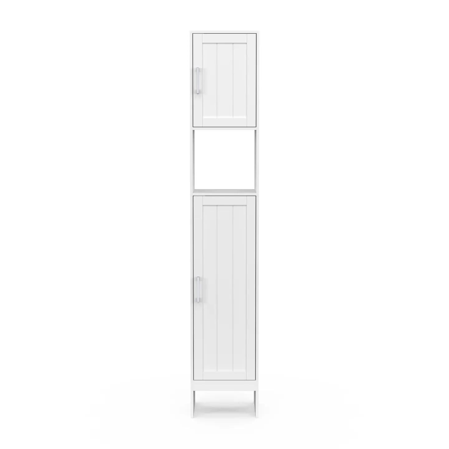 Meuble Colonne Blanc Pour Salle De Bain - 3