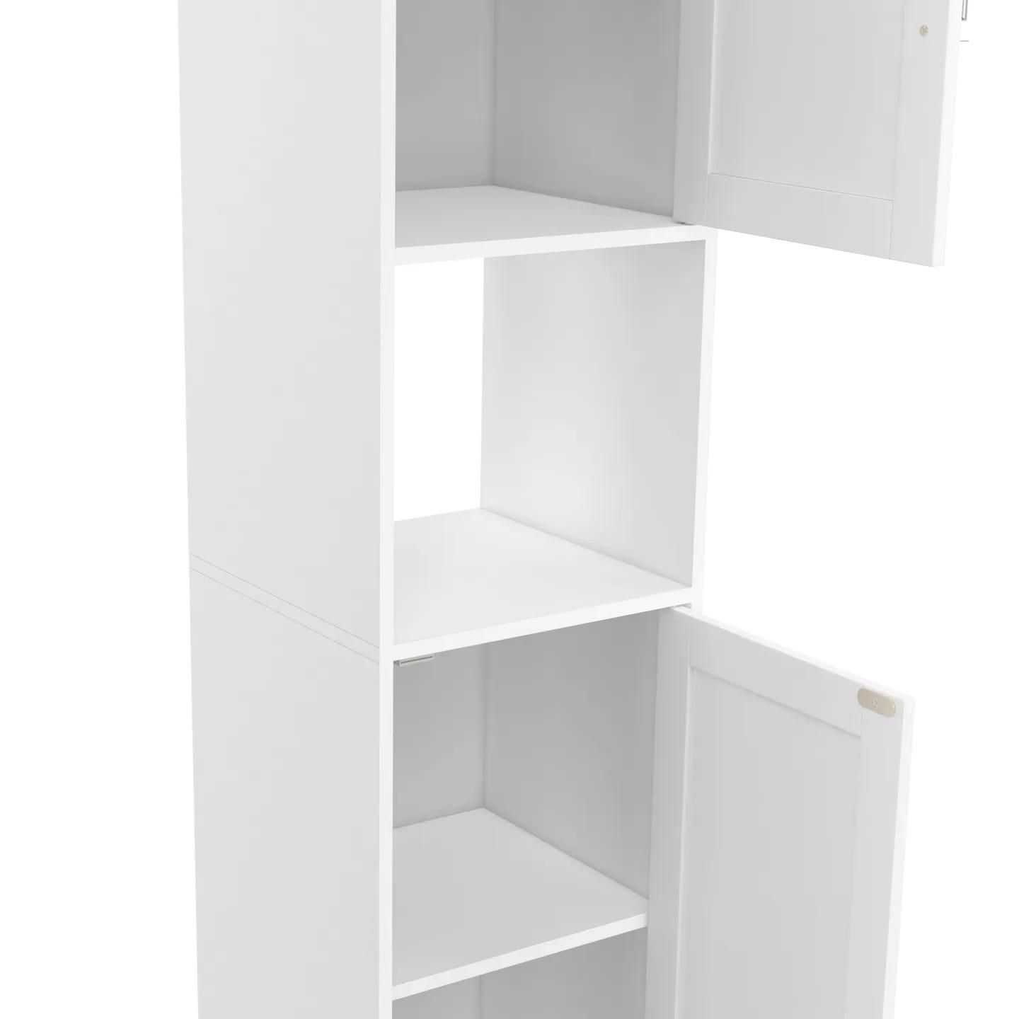 Meuble Colonne Blanc Pour Salle De Bain - 6