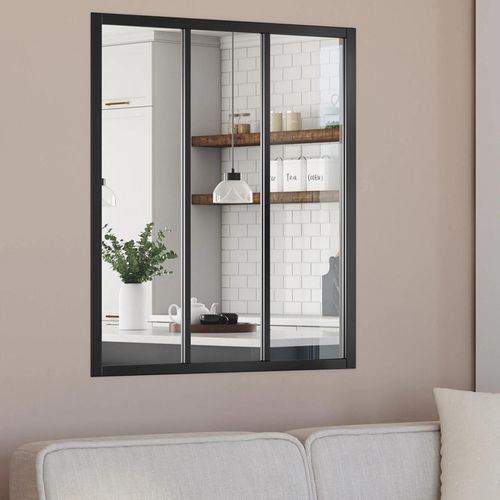 Verrière atelier 3 vitrages métal noir et verre trempé
