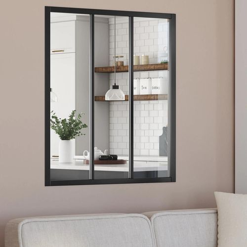 Verrière atelier 3 vitrages métal noir et verre trempé