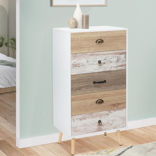 Chiffonnier 5 Tiroirs Bahia Commode Scandinave