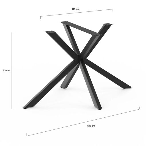 Pied de table forme araign�e - 4