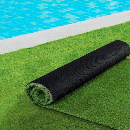 Gazon Synthétique Artificiel 1x10 M 30 Mm D'épaisseur Pour Jardin Et Balcon