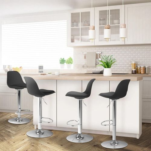 Lot De 4 Tabourets De Bar Karl Design Noir
