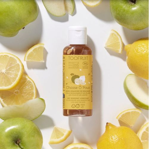 Toofruit Chasse Ô Poux Mon Vinaigre De Rinçage Pomme Citron 100ml 
