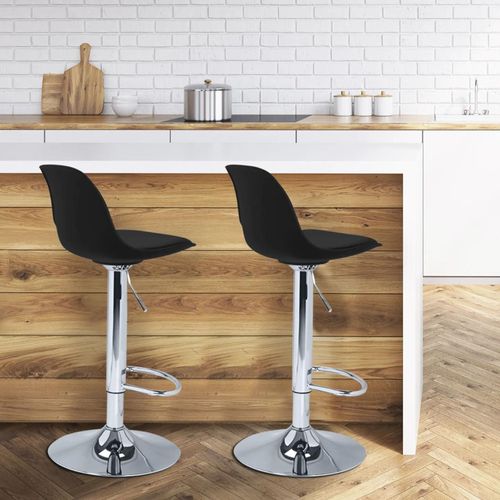 Lot De 2 Tabourets De Bar Karl Design Noir