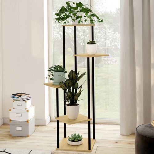 Etagère À Pots De Fleurs Porte Plante Detroit 5 Niveaux Design Industriel