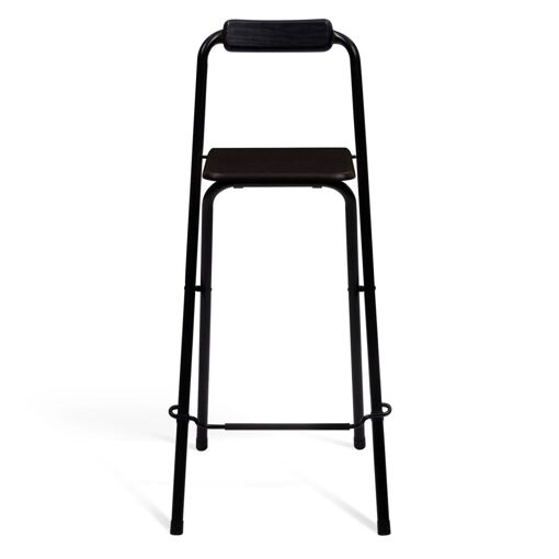 Lot De 4 Tabourets De Bar Pliants Delson Noirs - 3