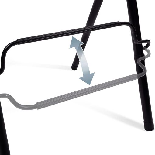 Lot De 4 Tabourets De Bar Pliants Delson Noirs - 7