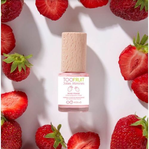 Toofruit - Jolies Mimines - Vernis Rose Fraise 10ml Rose