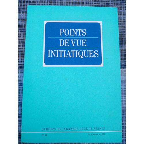 Points De Vue Initiatiques N48