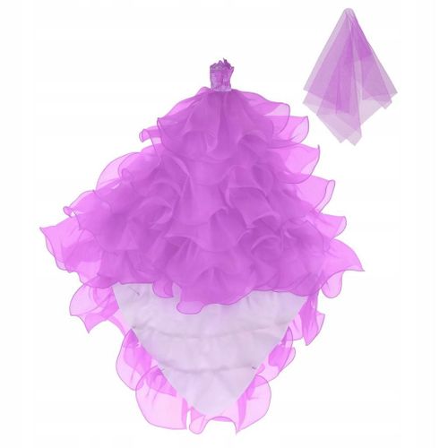 Robe De Poupée Faite À La Main Pour Vêtements De Poupée De Mariage