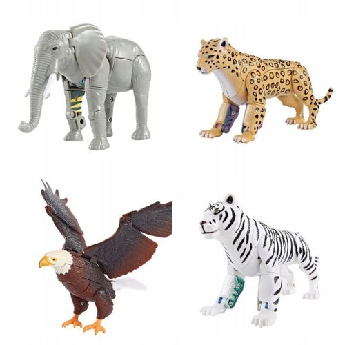 Lot De 4 Magnifiques Robots Transformables En Cadeau