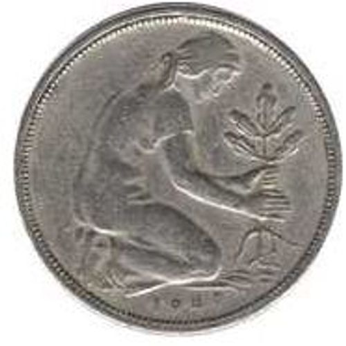 Pièce 50 Pfennig Allemagne De L'ouest - 1949 F