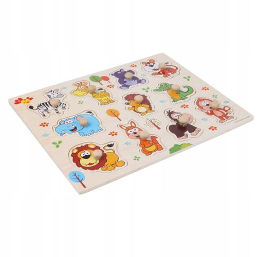 Puzzles en bois pour enfants Magicdeal avec des animaux