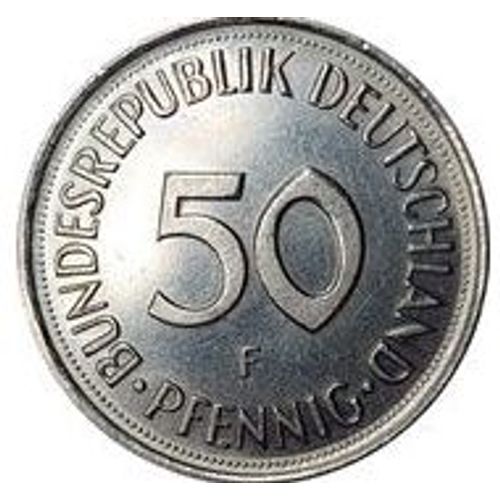 Pièce 50 Pfennig Allemagne De L'ouest - 1966 D