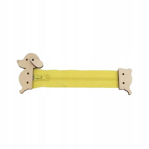 Matériel de planche Montessori, chien jaune