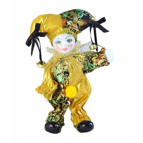 Poupée triangulaire avec tenues. Petite poupée clown