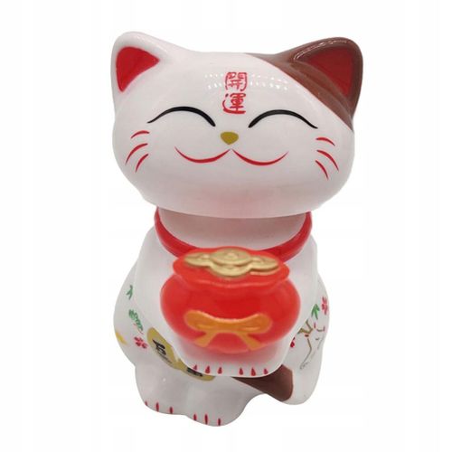 Jouets dansants à énergie solaire, jolie figurine de chat porte-bonheur