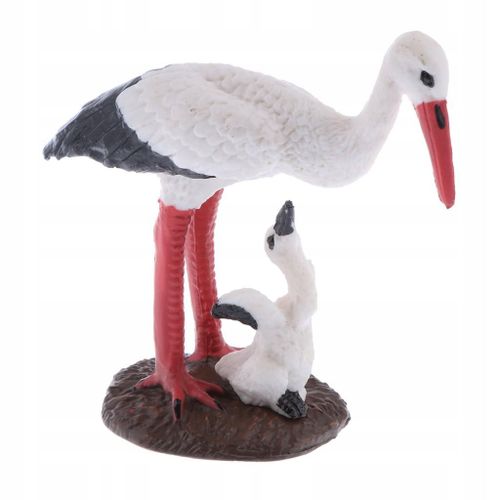 Figurines d'action Animaux de la jungle Grue blanche