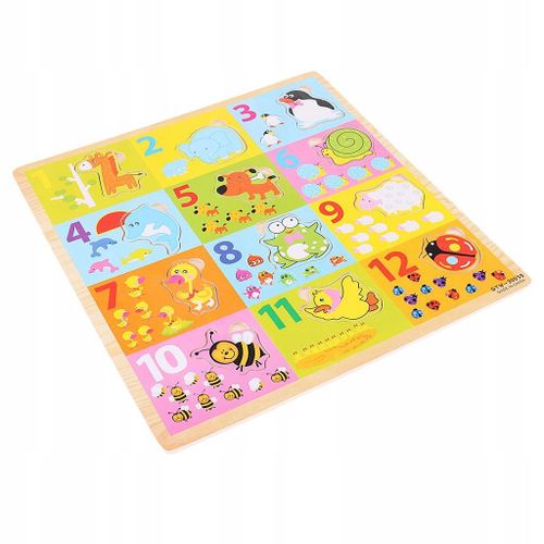 jeu de puzzles Montessori en bois sur le thème des animaux #3
