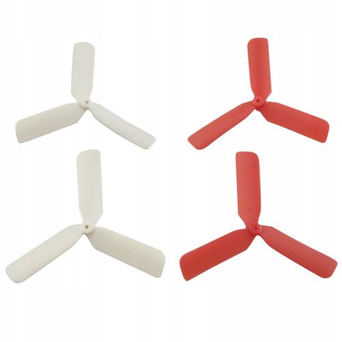 1 Jeu D'hélices Cw Ccw Pour Hubsan X4 Rouge, Blanc-Nokksackk