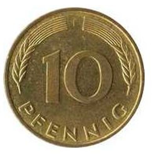 Pièce 10 Pfennig Allemagne - 1971 G