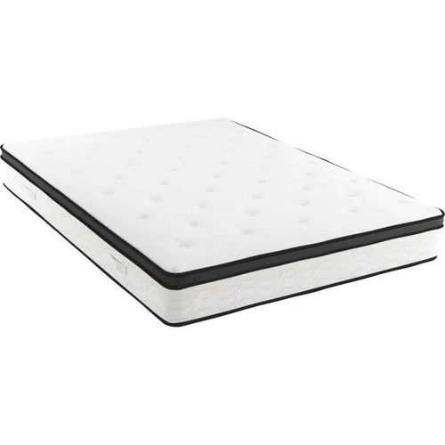No Name POCKET HYBRID - Matelas - 140 x 190 cm - Epaisseur 30 cm - Ressorts ensachés - 5 zones - Mousse a mémoire de forme