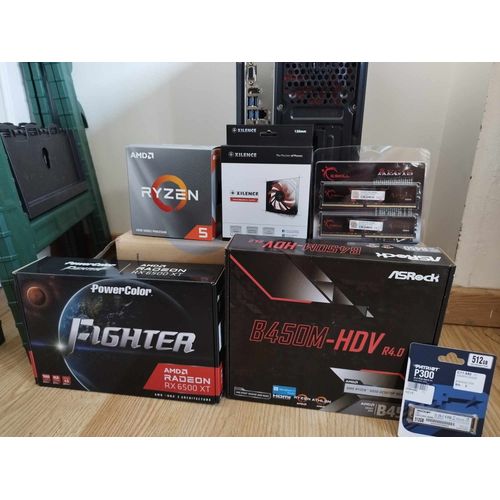 Pc Gamer AMD Ryzen 5 - Ram 16 Go - SSD 512 Go - rx 6500xt 8go r5 4500