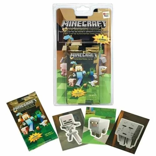 IMC TOYS MINECRAFT Pack de 3 Stickers adhésifs a collectionner