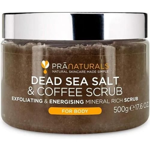 27>Pranaturals Gommage Pour Le Corps Au Sel De La Mer Morte Et Au Café 500 Gr ¿ Formule Naturelle - Exfoliant ¿ N 