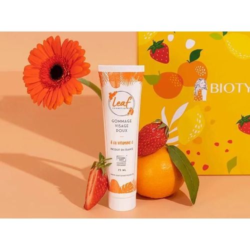 Leaf Cosmetiques - Gommage Visage Doux À La Vitamine C 75ml 